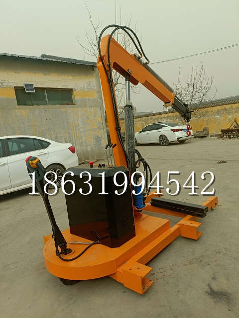 涿鹿县自卸车厢随车吊 自制轮式四不像起重机 四驱平板吊 5吨 贵盛